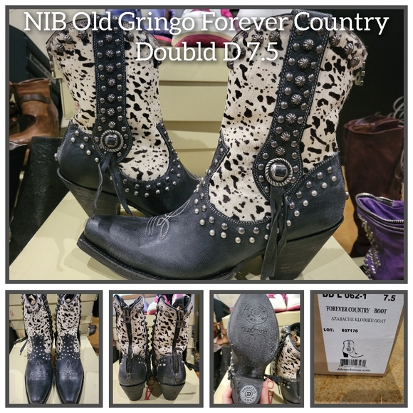 NIB Old Gringo Double D Forever Country Western Cowboy Boots - Picture 2 of 2